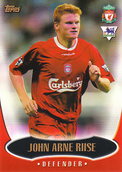 John Arne Riise Liverpool 2003 Topps Premier Gold #L3